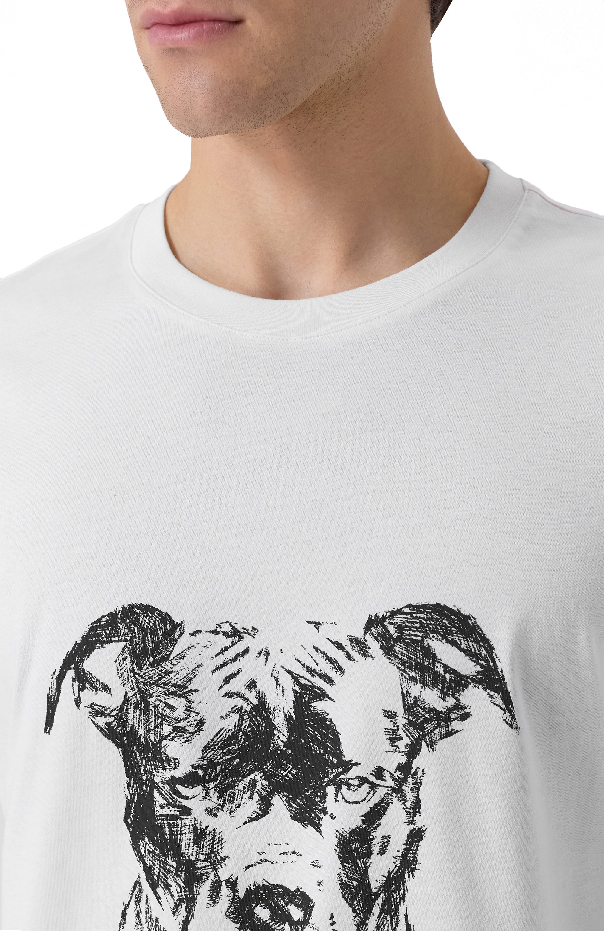 Хлопковая футболка HUGO, арт. 50553779, фото 5