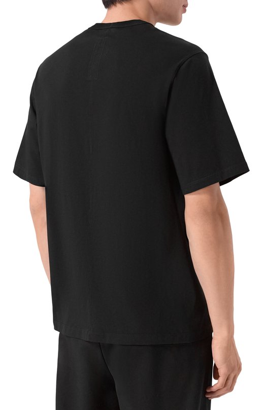 Хлопковая футболка Rick Owens RU01F2232/JA Чёрный  RU01F2232/JA Фото 4
