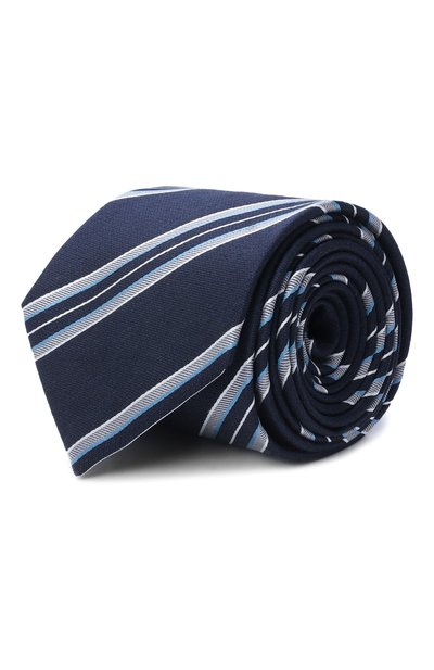 Мужской галстук из шелка и льна BRIONI, арт. 061D00/PD486