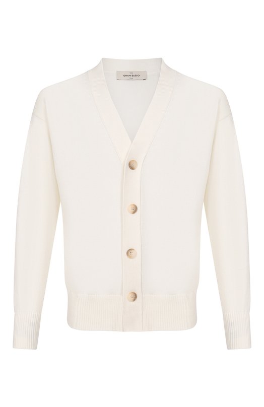 Хлопковый кардиган Gran Sasso 23188/18051 Кремовый 23188/18051