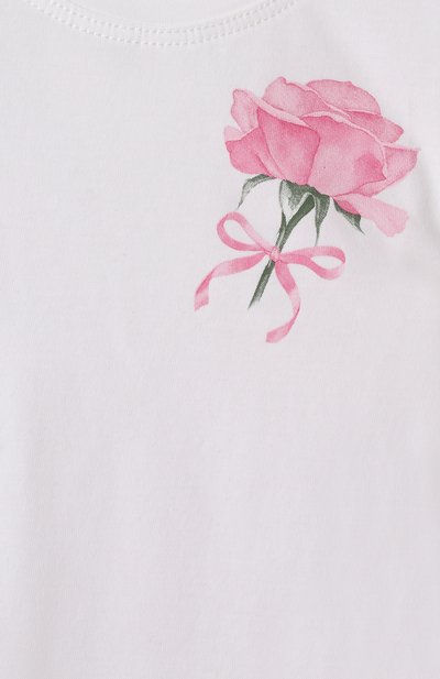 Хлопковое платье MONNALISA, арт. 31E900, фото 3