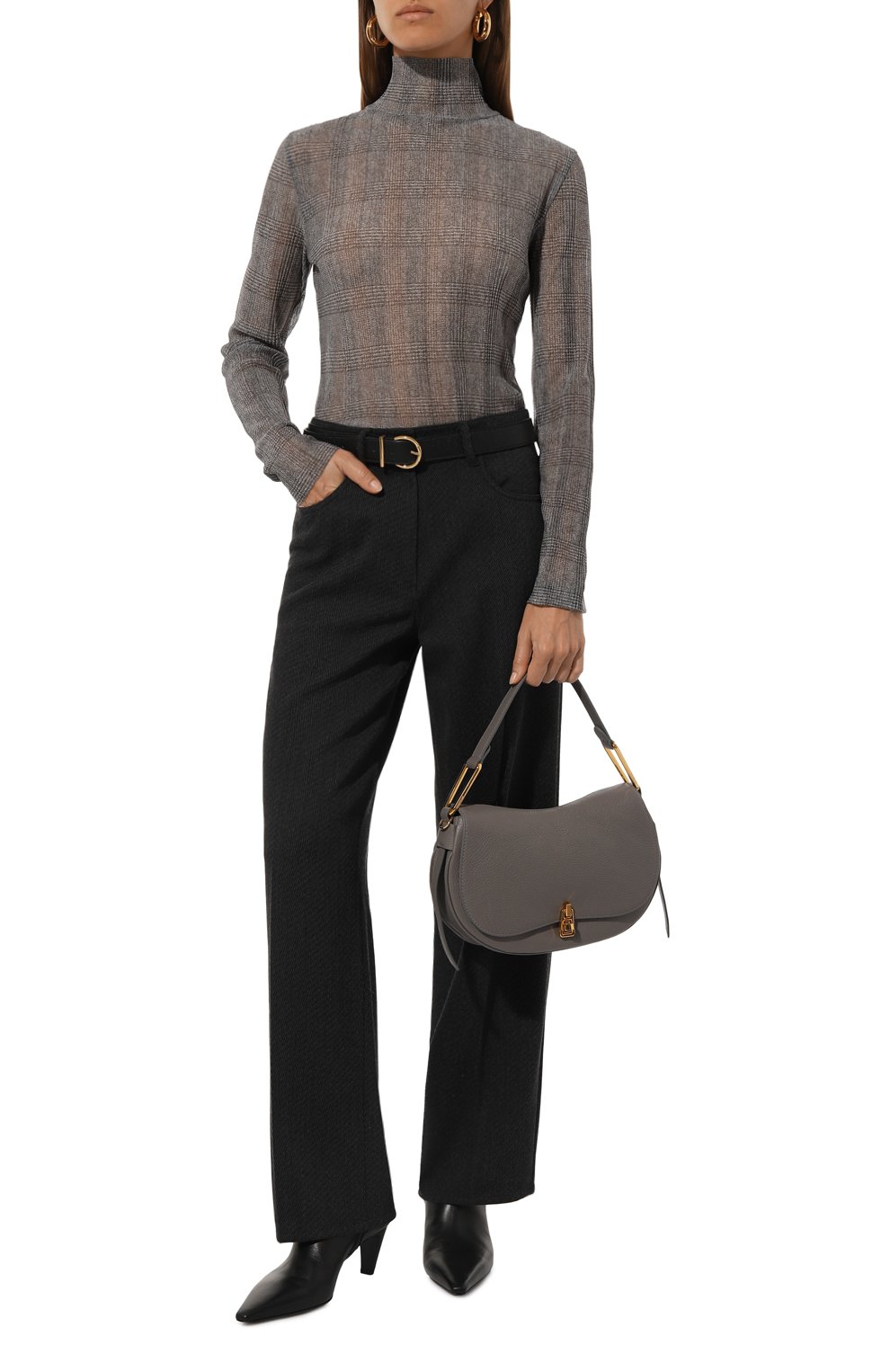 Сумка magie soft medium COCCINELLE серого цвета по цене 42700 руб., арт. E1PQR180301, фото 7 Сумка magie soft medium COCCINELLE, арт. E1PQR180301, фото 7