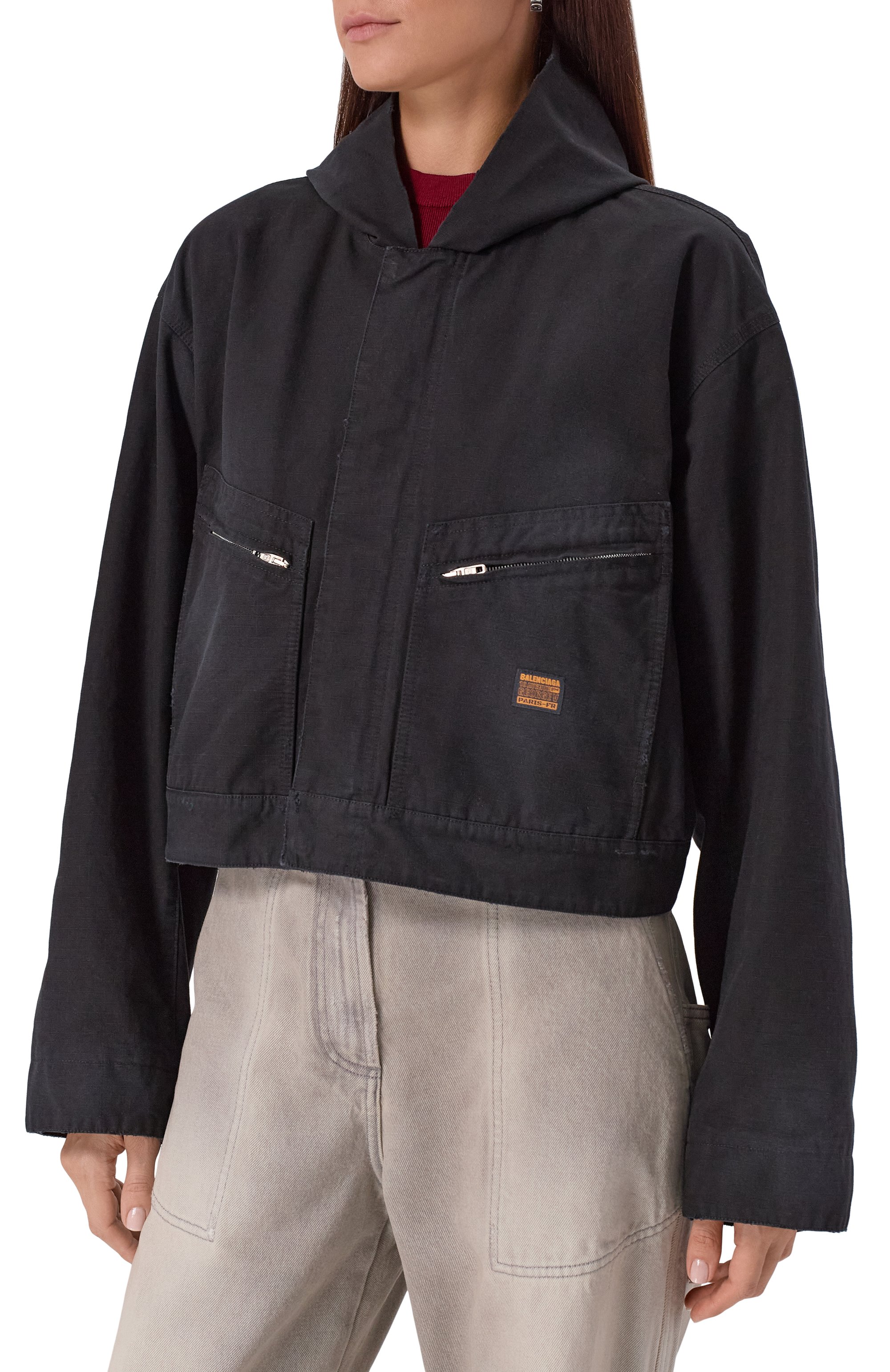 Хлопковая куртка BALENCIAGA, арт. 839086/TQP13, фото 3