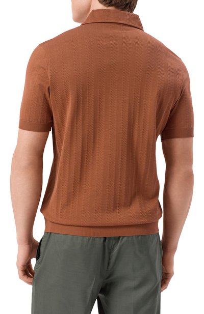 Хлопковое поло CORNELIANI, арт. 25G521-2525007, фото 4