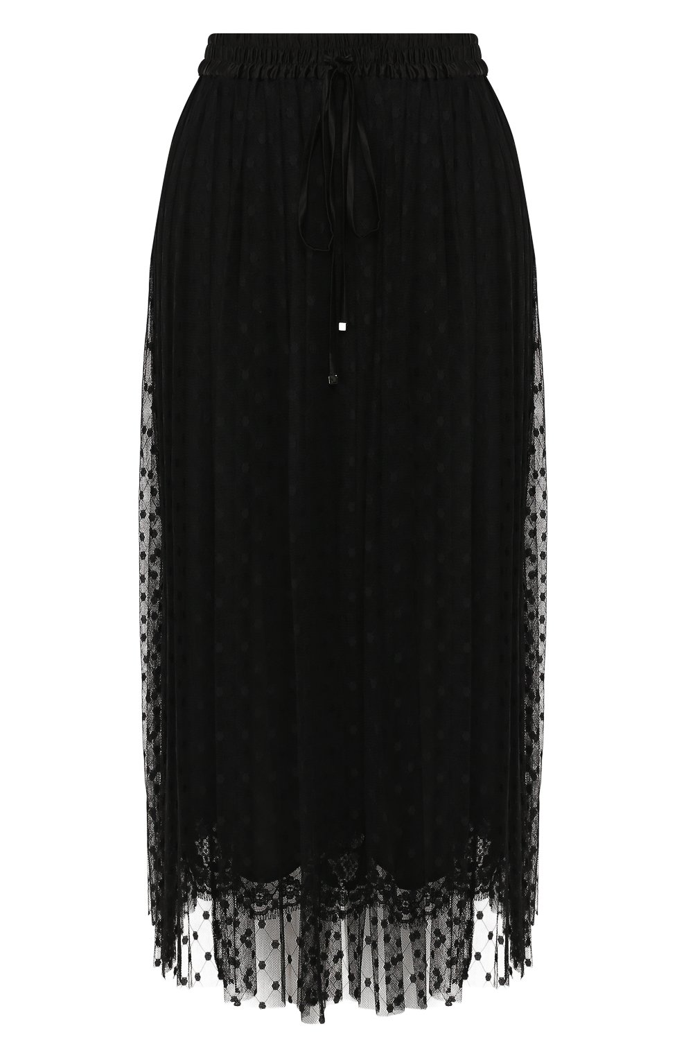 Юбка-миди DOLCE & GABBANA черного цвета по цене 125000 руб., арт. F4BQET/FLMJT, фото 1 Юбка-миди DOLCE & GABBANA, арт. F4BQET/FLMJT, фото 1