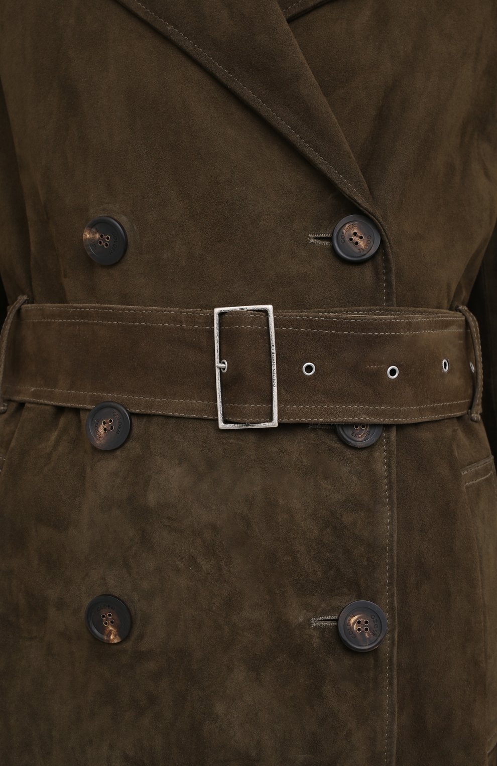 Замшевый тренч GOLDEN GOOSE DELUXE BRAND, арт. GWP00198.P000148, фото 6