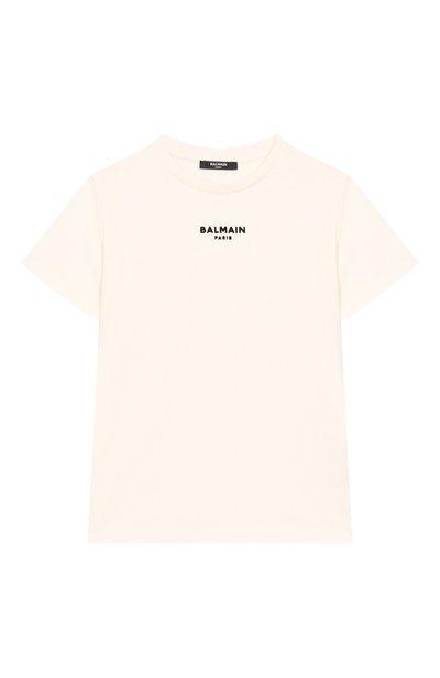 Хлопковая футболка BALMAIN, арт. BZ8I11