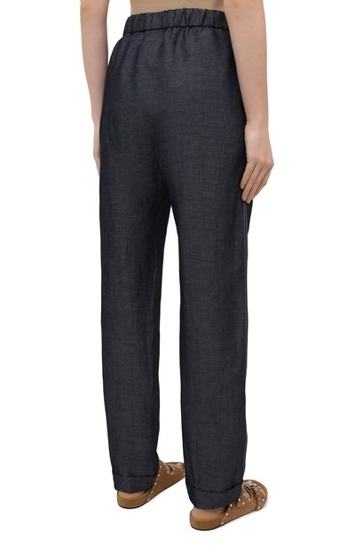 Брюки GIORGIO ARMANI синего цвета по цене 82650 руб., арт. 1SHPP0H2/T02GG, фото 4 Брюки GIORGIO ARMANI, арт. 1SHPP0H2/T02GG, фото 4