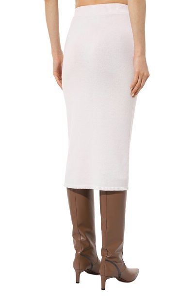 Кашемировая юбка KITON белого цвета по цене 118500 руб., арт. D547482015320153, фото 4 Кашемировая юбка KITON, арт. D547482015320153, фото 4