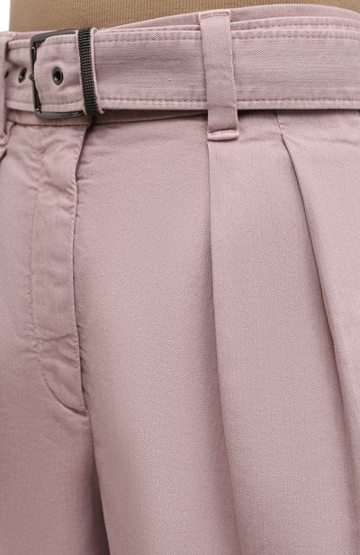 Шорты из хлопка и лиоцелла BRUNELLO CUCINELLI, арт. MA080P5646, фото 5