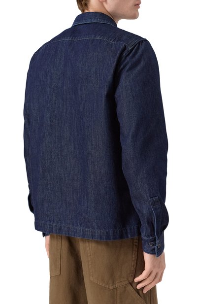 Джинсовая рубашка DRIES VAN NOTEN, арт. 020725-2381-507, фото 4