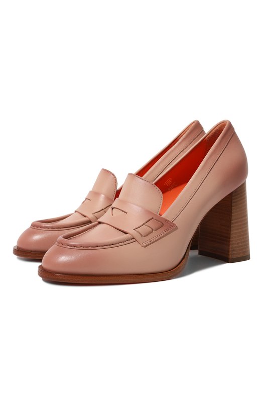 

Кожаные туфли Santoni, Розовый