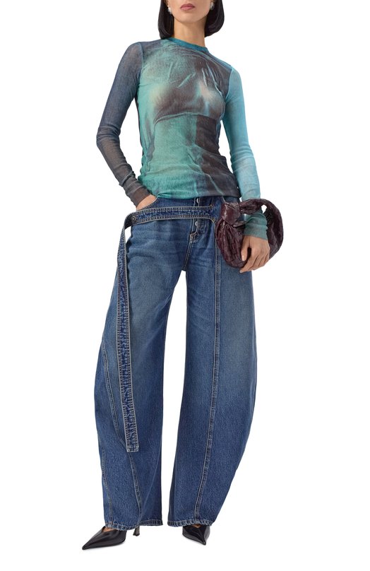 Джинсы Jean Paul Gaultier 25/03-W-TR009/D024 Синий  25/03-W-TR009/D024 Фото 2