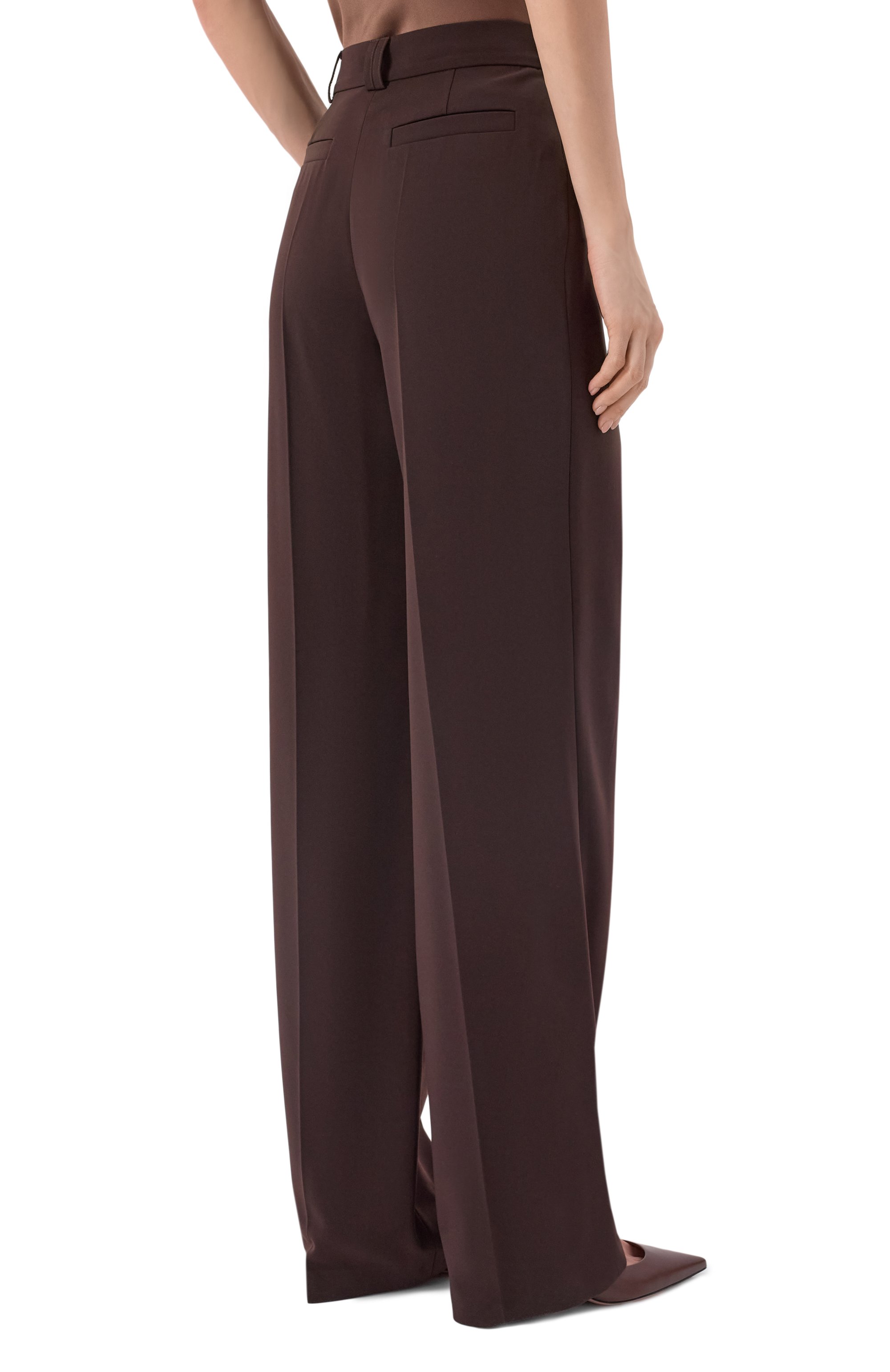 Брюки LEFFERS темно-коричневого цвета по цене 103430 руб., арт. 15.52.45.16.03, фото 4 Брюки LEFFERS, арт. 15.52.45.16.03, фото 4