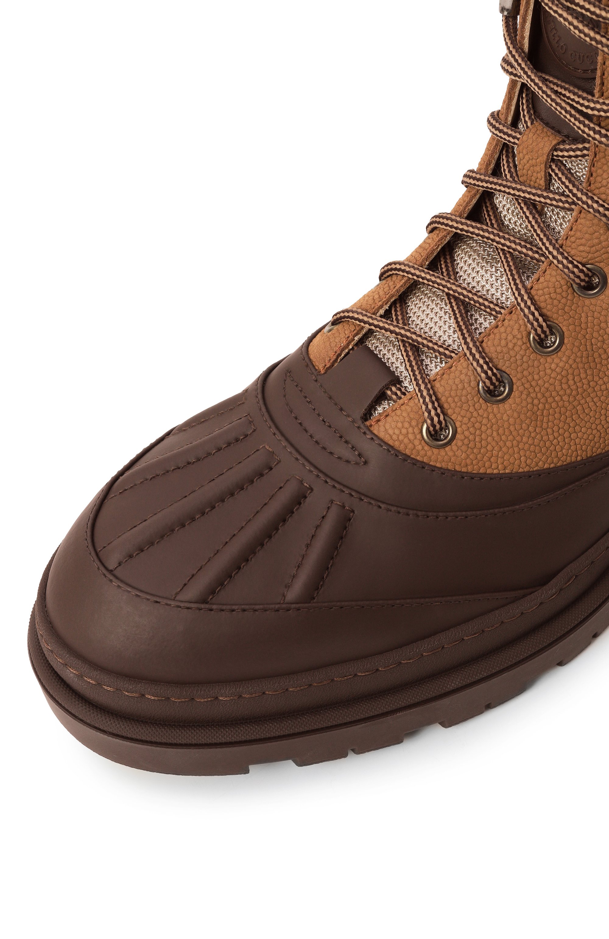 Кожаные ботинки duck BRUNELLO CUCINELLI, арт. MZURHGI711, фото 7