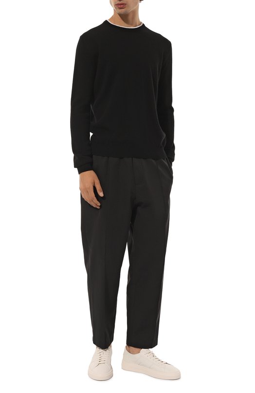 Шерстяной джемпер Il Borgo Cashmere Чёрный, фото 2