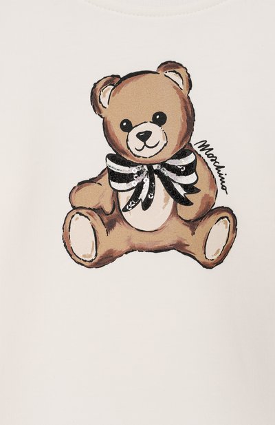 Хлопковое платье MOSCHINO, арт. HDV0H7/LDA16/4-8, фото 3