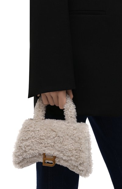 Сумка fluffy hourglass xs BALENCIAGA, арт. 656431/2VX1M, фото 5