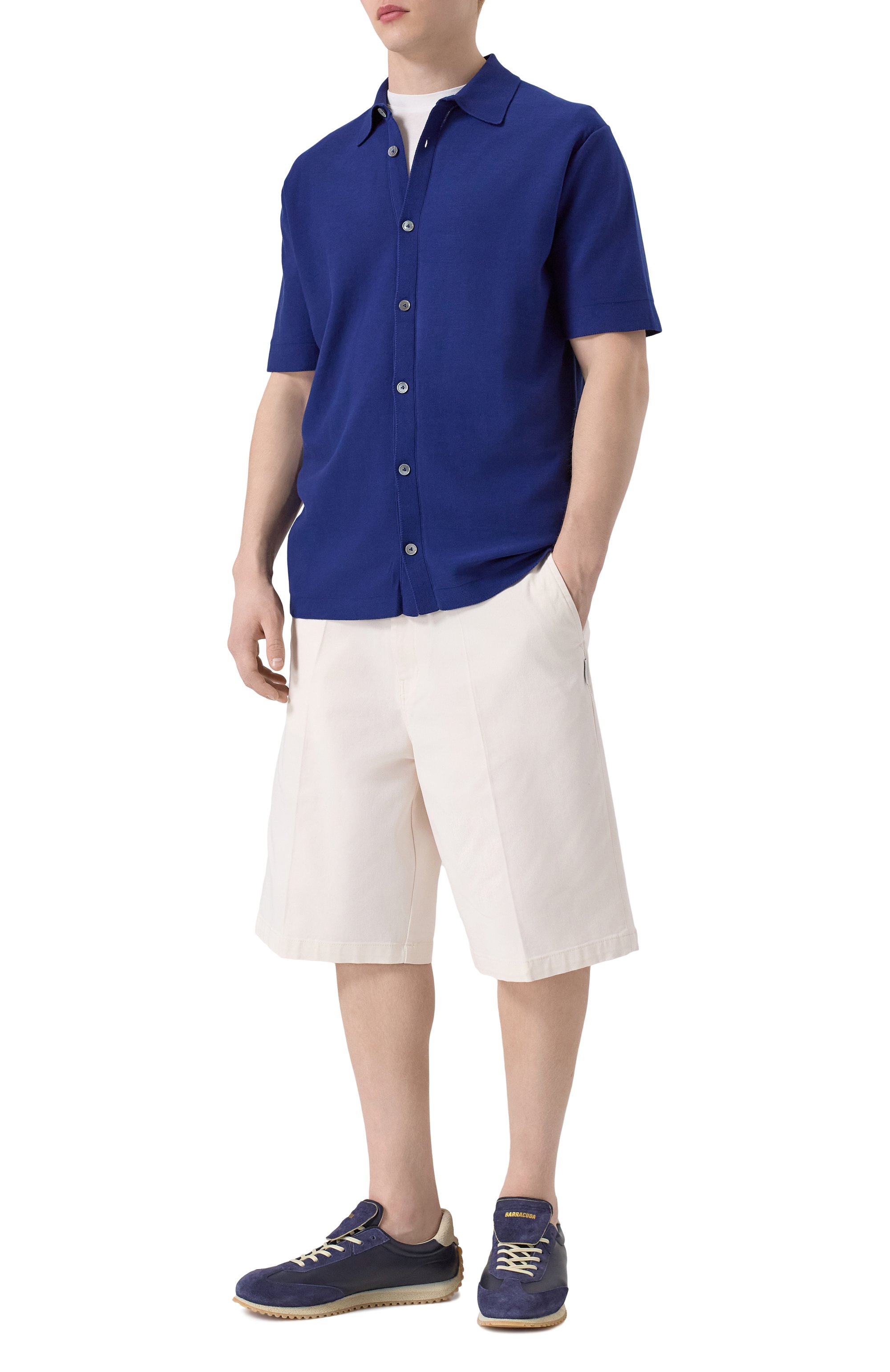 Хлопковые шорты HUGO BLUE, арт. 50510598, фото 2