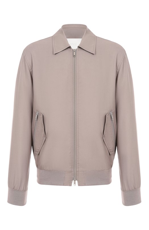 Бомбер из хлопка и шелка MVST 25E/X1P/0/0031/0207 Бежевый 25E/X1P/0/0031/0207