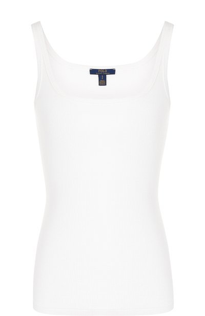 Женская однотонная хлопковая майка POLO RALPH LAUREN, арт. 211695434