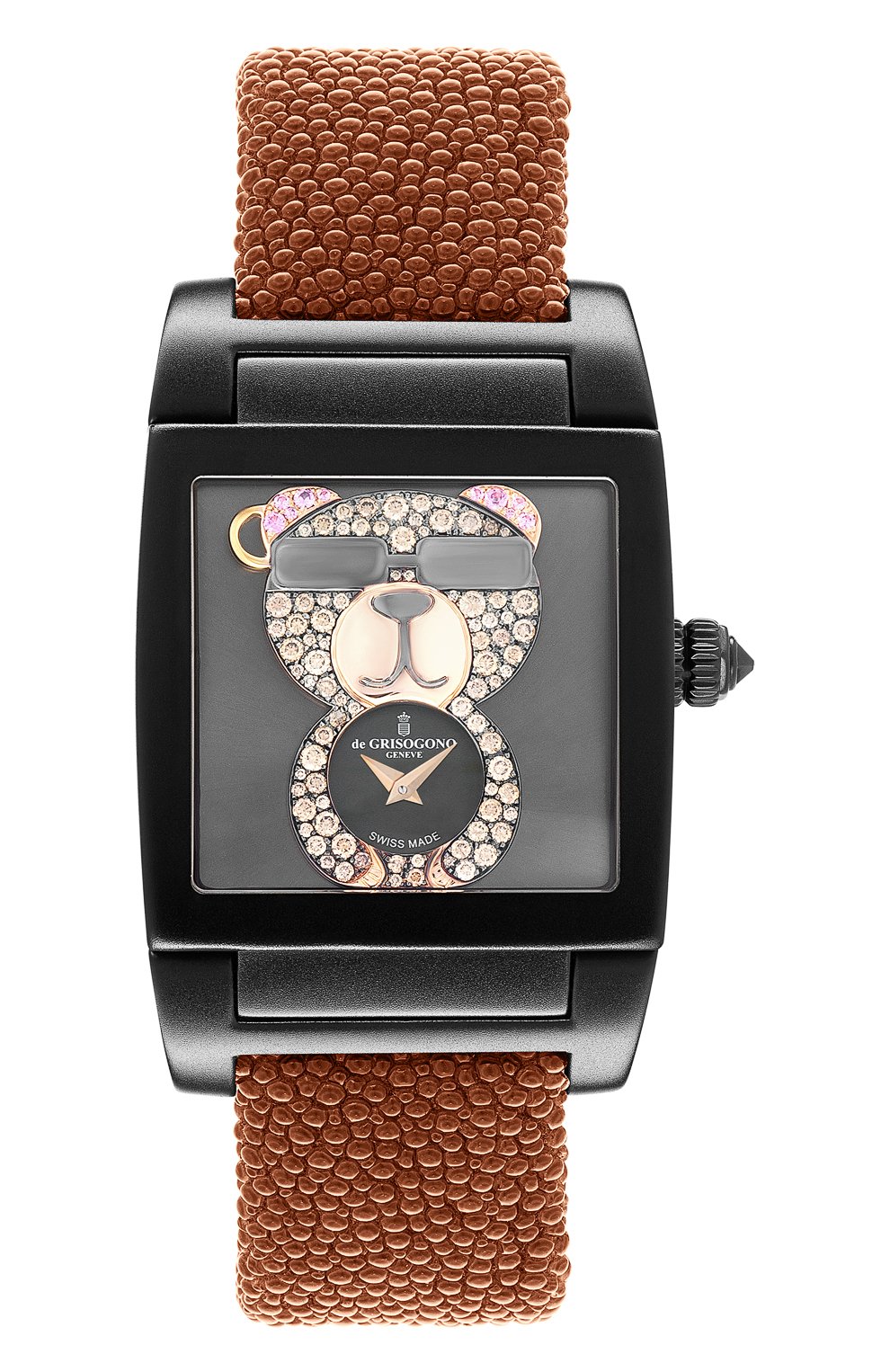 Часы uno crazymals bear DE GRISOGONO бесцветного цвета по цене 2951000 руб., арт. UNO CRAZYMALS N07, фото 1 Часы uno crazymals bear DE GRISOGONO, арт. UNO CRAZYMALS N07, фото 1