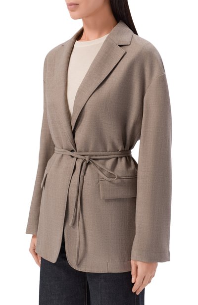 Шерстяной жакет BRUNELLO CUCINELLI бежевого цвета по цене 435500 руб., арт. MG5507433P, фото 3 Шерстяной жакет BRUNELLO CUCINELLI, арт. MG5507433P, фото 3
