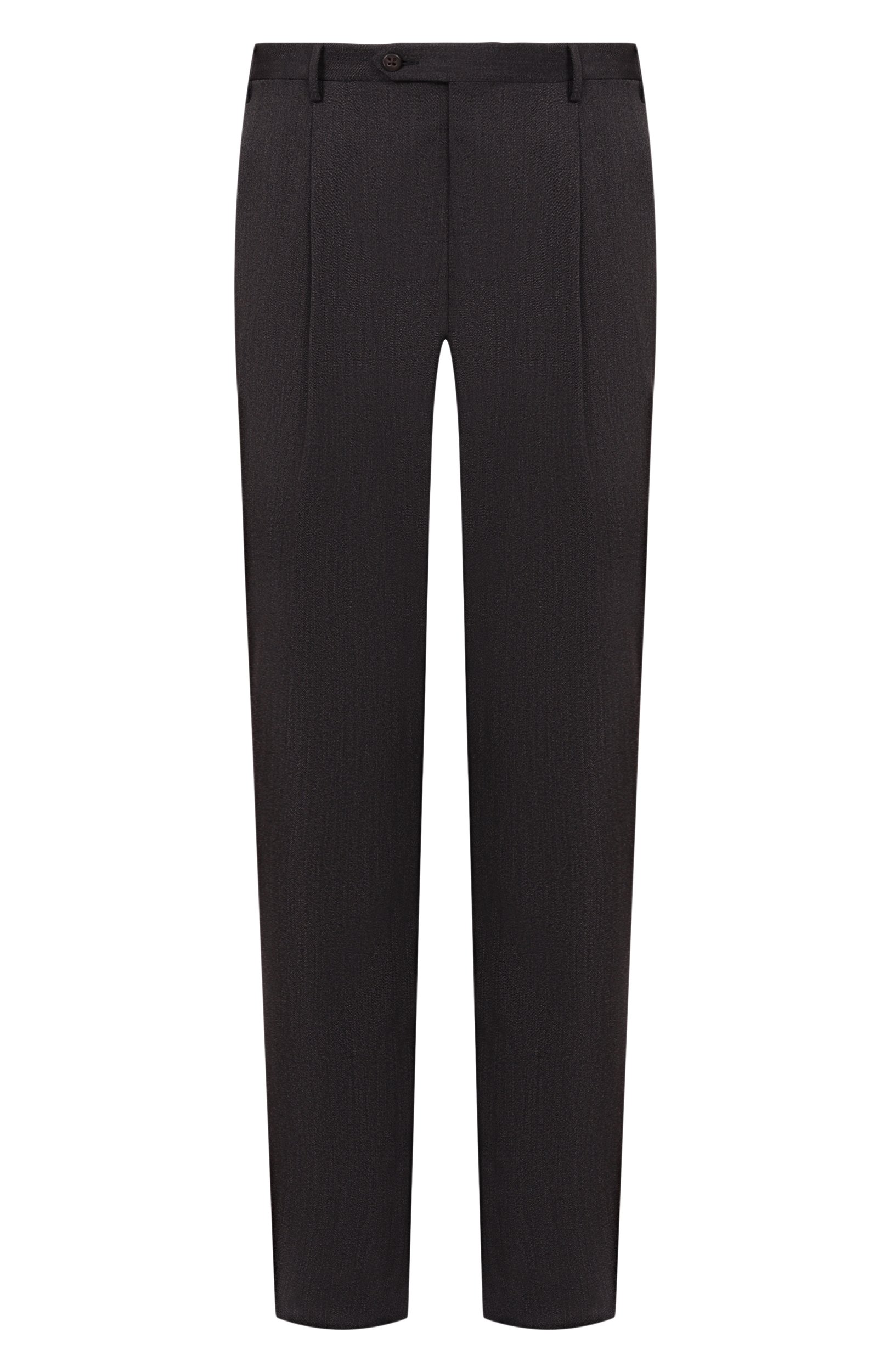 Шерстяные брюки CORNELIANI темно-серого цвета по цене 56450 руб., арт. 285B03/2A18214, фото 1 Шерстяные брюки CORNELIANI, арт. 285B03/2A18214, фото 1