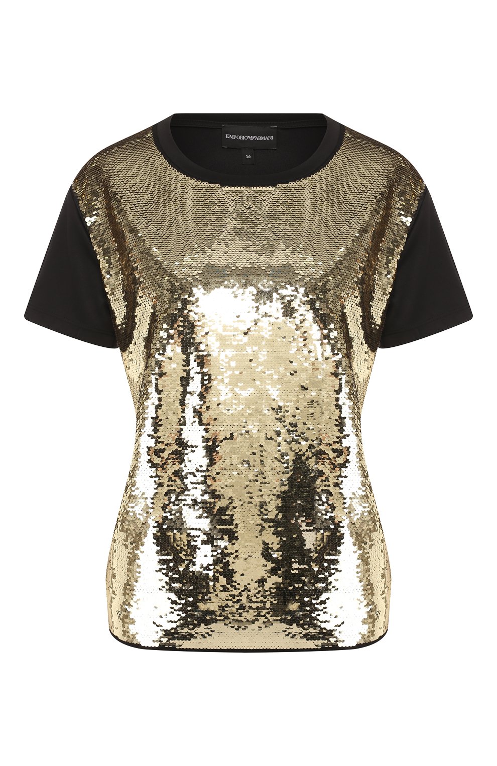 Футболка с пайетками EMPORIO ARMANI, арт. 3H2T6S/2JWRZ, фото 1