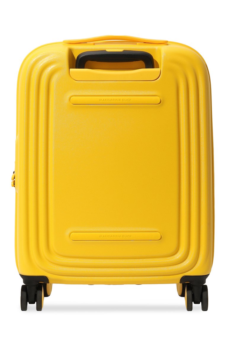 Женский чемодан logoduck+ expandable cabin MANDARINA DUCK желтого цвета, арт. SZV24-05J | Фото 5 (Размер: large; Материал: Пластик; Автоматизация ТО: Проставлено; Автоматизация состава: Проставлено)
