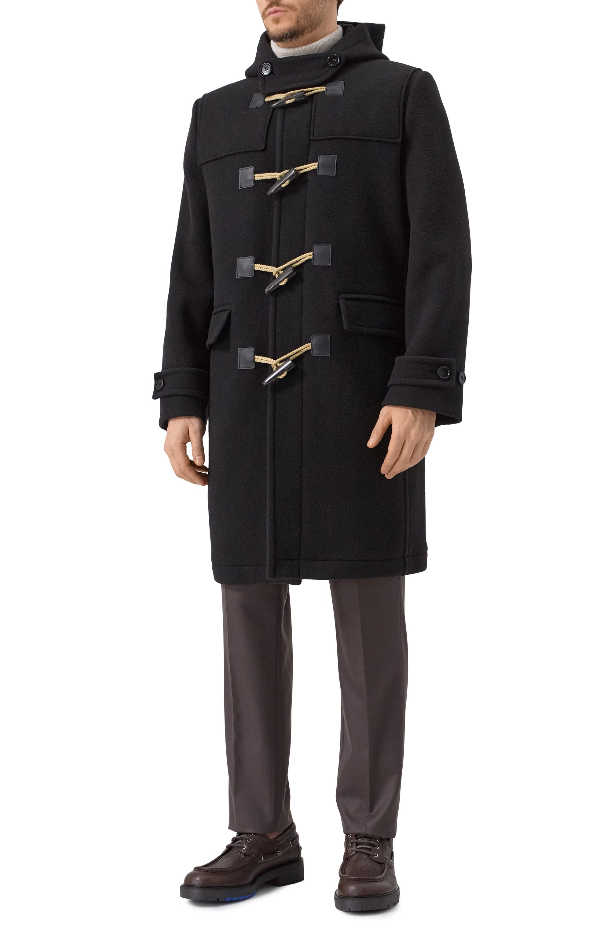 Кожаные топсайдеры raft BURBERRY, арт. 8101667, фото 2