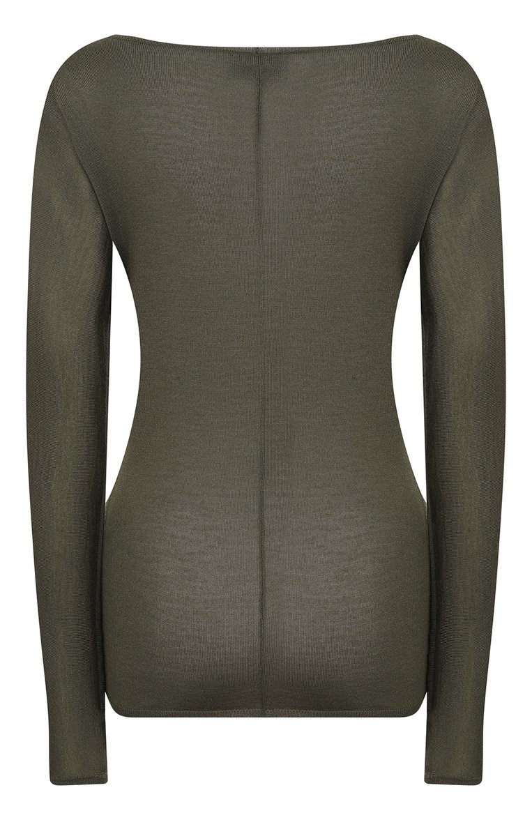 Шерстяной пуловер PRADA, арт. P24U0D-1KV2-F0161-192, фото 2