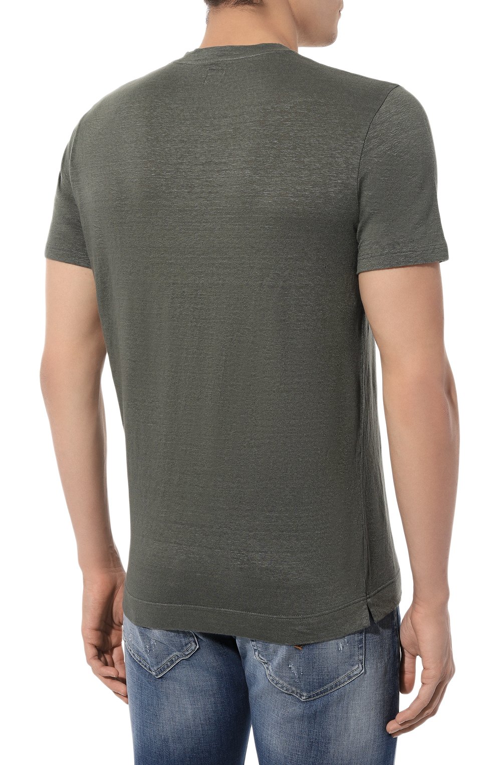 Льняная футболка FEDELI, арт. 7UED0151, фото 4