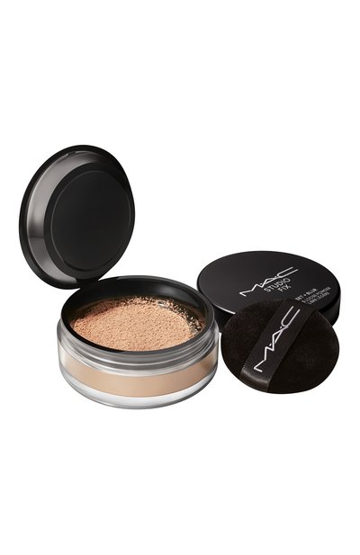 Рассыпчатая пудра studio fix pro set + blur weightless loose powder, medium (6.5g) MAC, арт. NX64-04, фото 3
