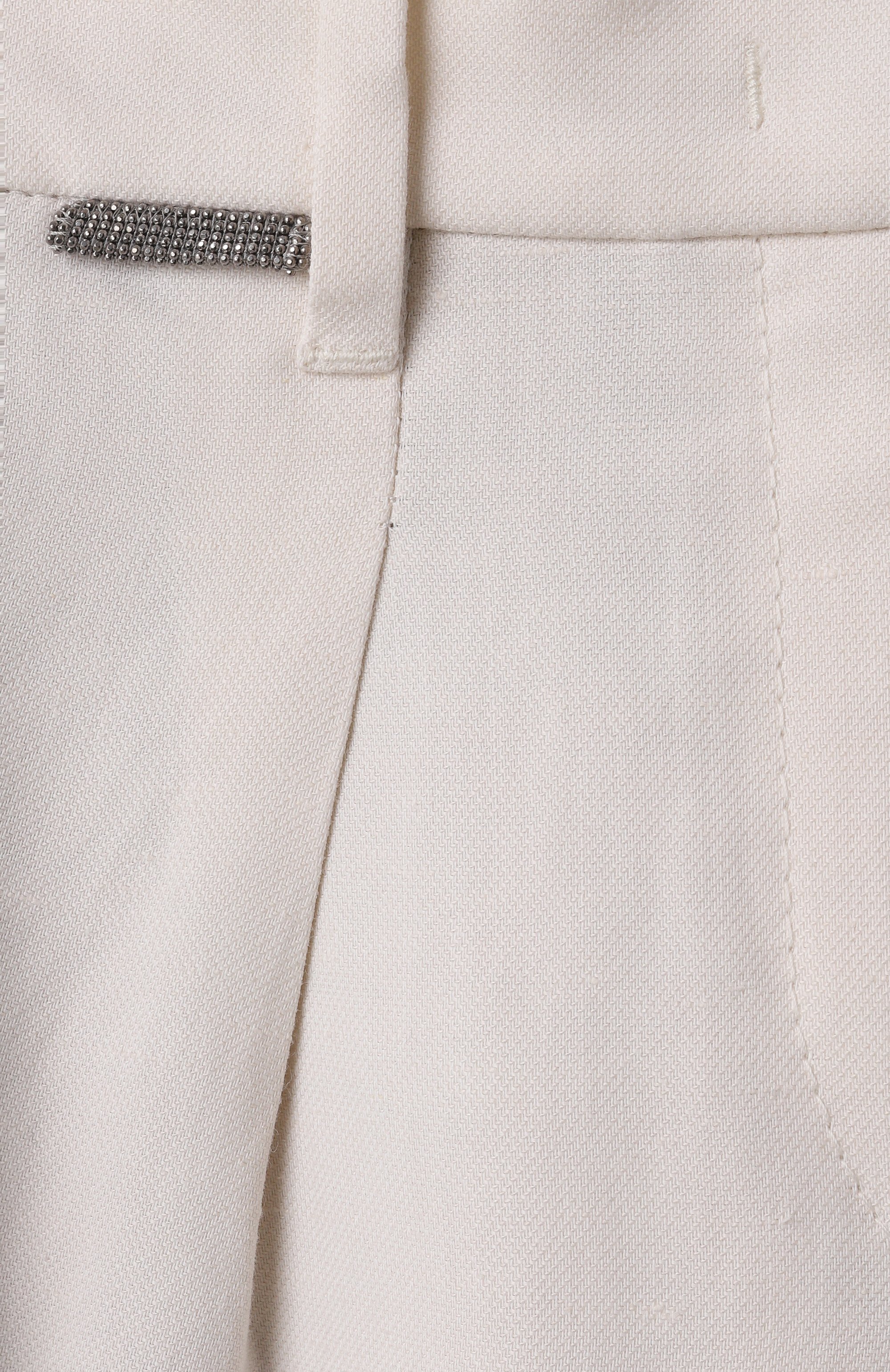 Брюки из вискозы и льна BRUNELLO CUCINELLI, арт. BH126P214C, фото 3