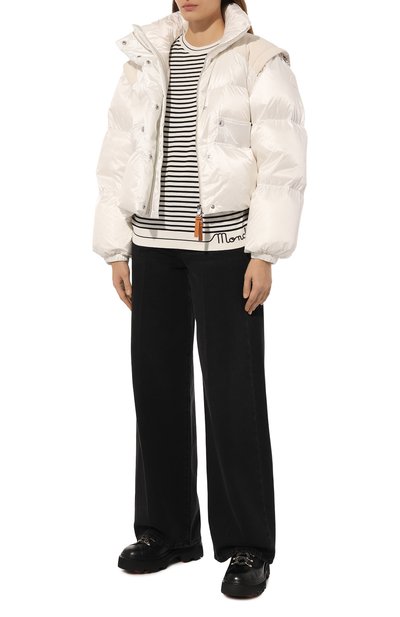 Хлопковый пуловер MONCLER, арт. 9C000-10-M1594, фото 2