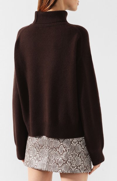 Кашемировый свитер REJINA PYO коричневого цвета по цене 53750 руб., арт. C095K/CASHMERE, фото 4 Кашемировый свитер REJINA PYO, арт. C095K/CASHMERE, фото 4