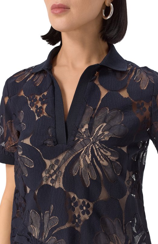 Поло Max Mara Studio R0ME0 Синий  R0ME0 Фото 5
