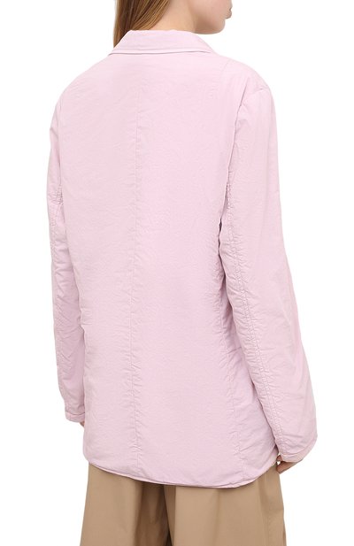 Хлопковый жакет DRIES VAN NOTEN розового цвета по цене 99500 руб., арт. 211-10414-2279, фото 4 Хлопковый жакет DRIES VAN NOTEN, арт. 211-10414-2279, фото 4