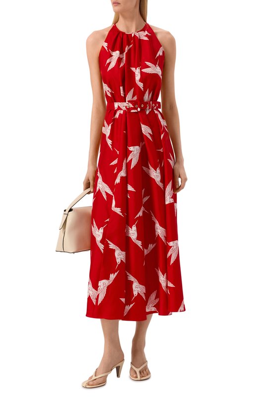 Шелковое платье OLOLOL OLD187B/6010.COLIBRI600 Красный  OLD187B/6010.COLIBRI600 Фото 2