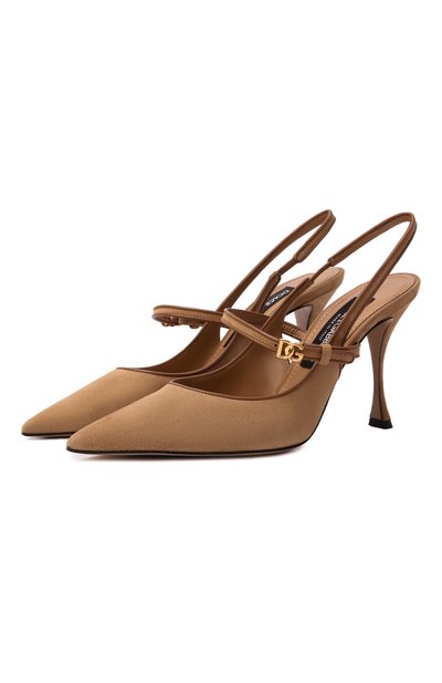 Женские замшевые туфли DOLCE & GABBANA, арт. CG0974/AQ134