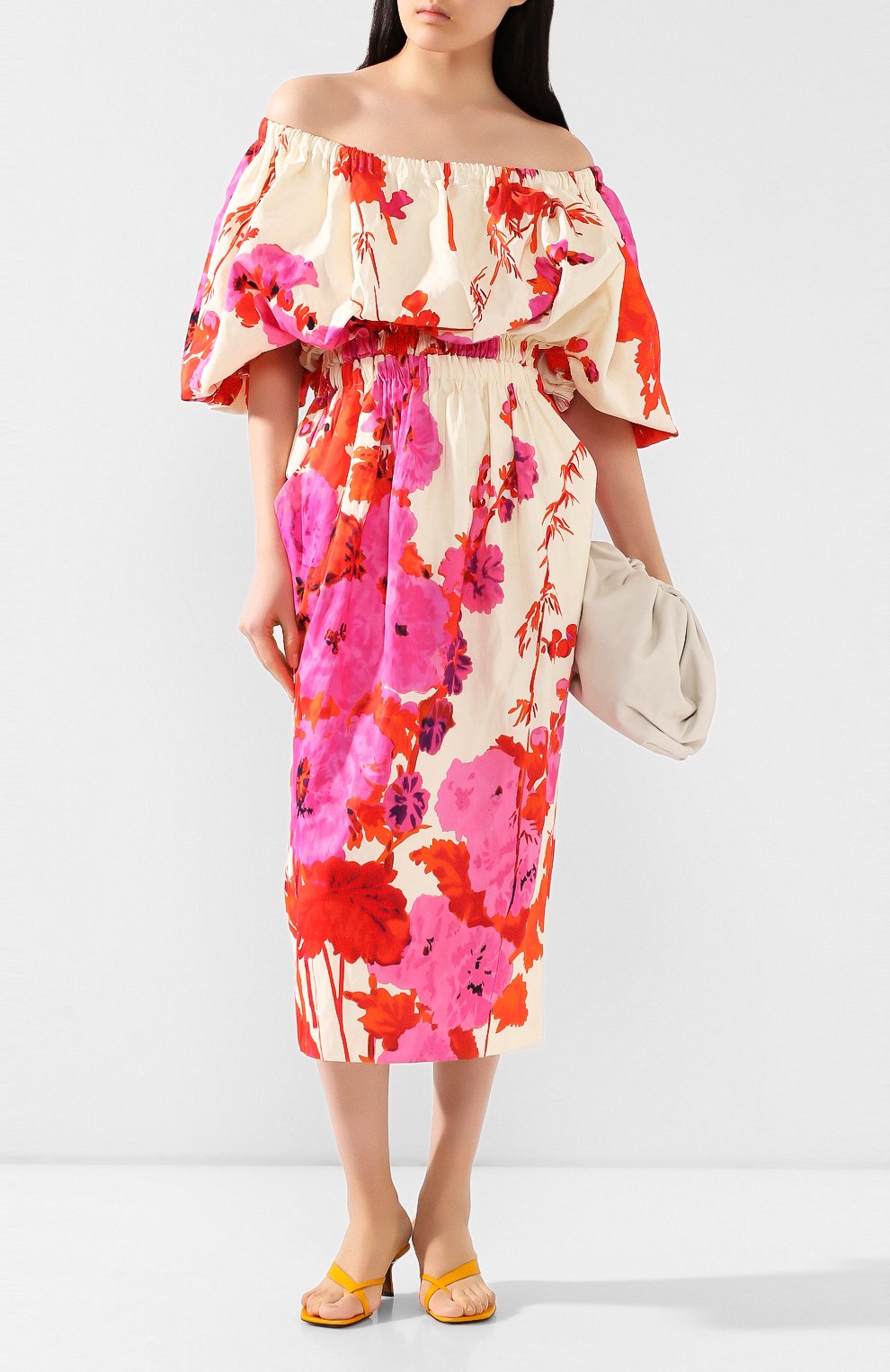 Платье из смеси вискозы и хлопка DRIES VAN NOTEN, арт. 201-11042-9059, фото 2