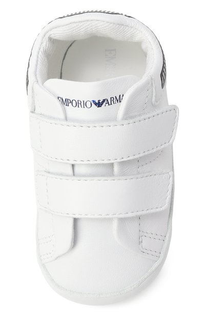 Кожаные пинетки EMPORIO ARMANI, арт. XLX005/XCC75, фото 4