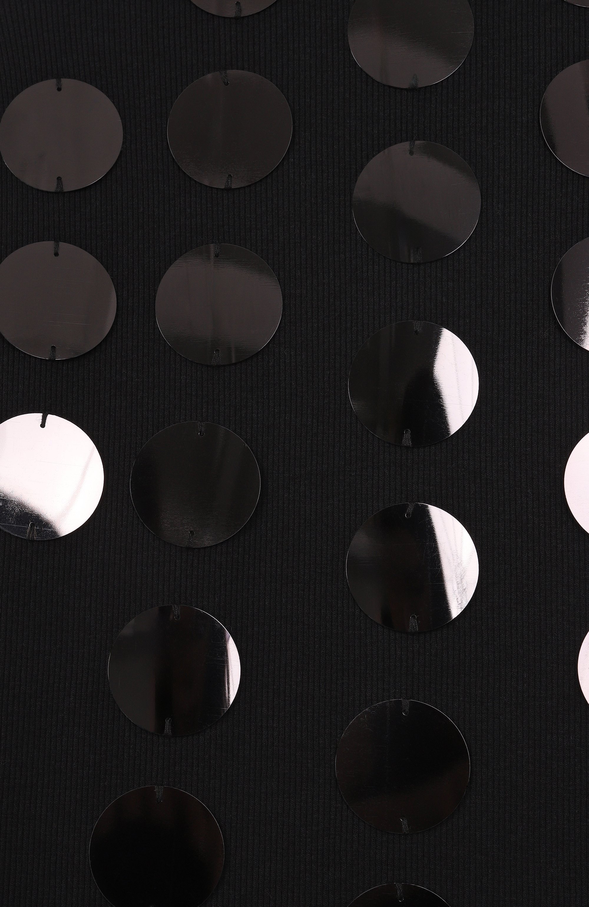 Хлопковое платье MSGM KIDS черного цвета по цене 17950 руб., арт. S6MSJGDR101, фото 3 Хлопковое платье MSGM KIDS, арт. S6MSJGDR101, фото 3