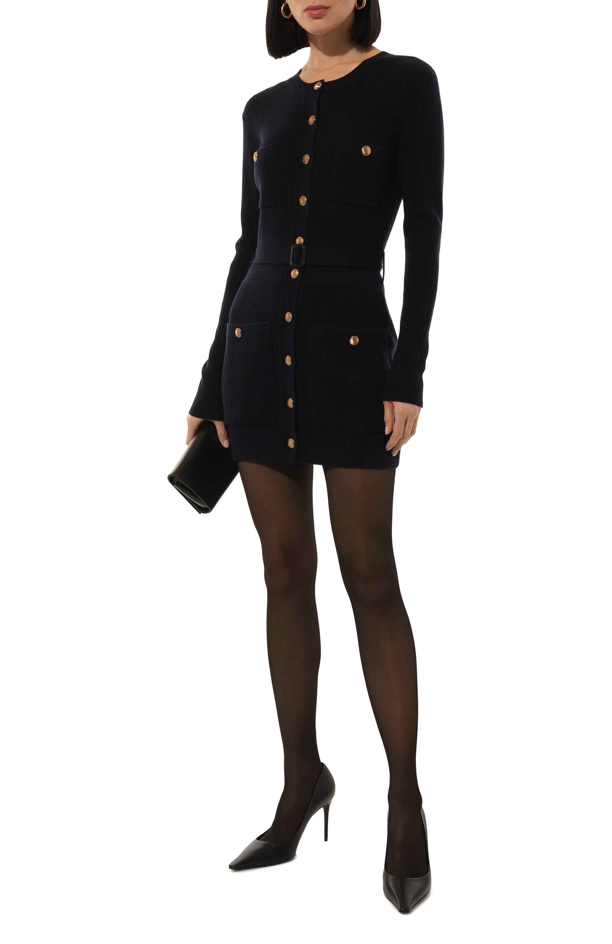 Платье из шерсти и вискозы CHLOÉ, арт. CHC24WMC07670, фото 2