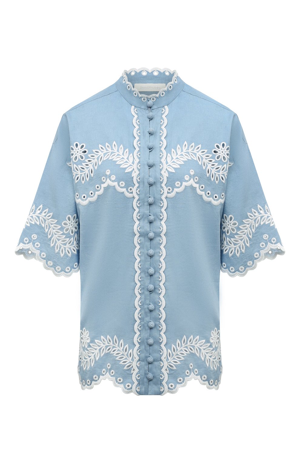 Хлопковая блузка ZIMMERMANN, арт. 8432TRS243, фото 1