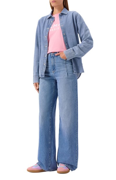 Комбинированные кеды swan BALMAIN, арт. FN1VI735/TP0Y, фото 3