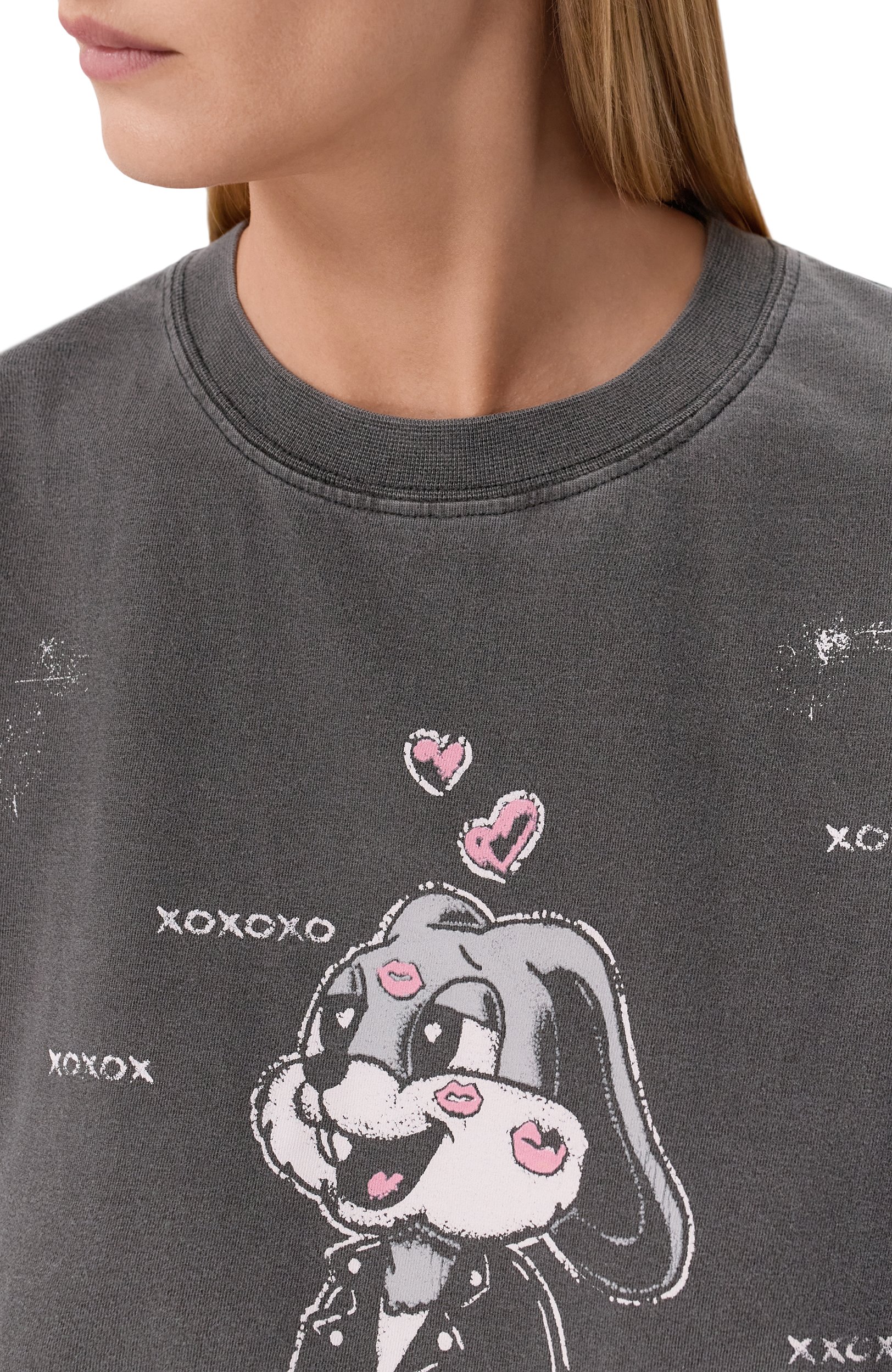 Хлопковая футболка DOMREBEL серого цвета по цене 22100 руб., арт. SMITTEN/T-SHIRT, фото 5 Хлопковая футболка DOMREBEL, арт. SMITTEN/T-SHIRT, фото 5