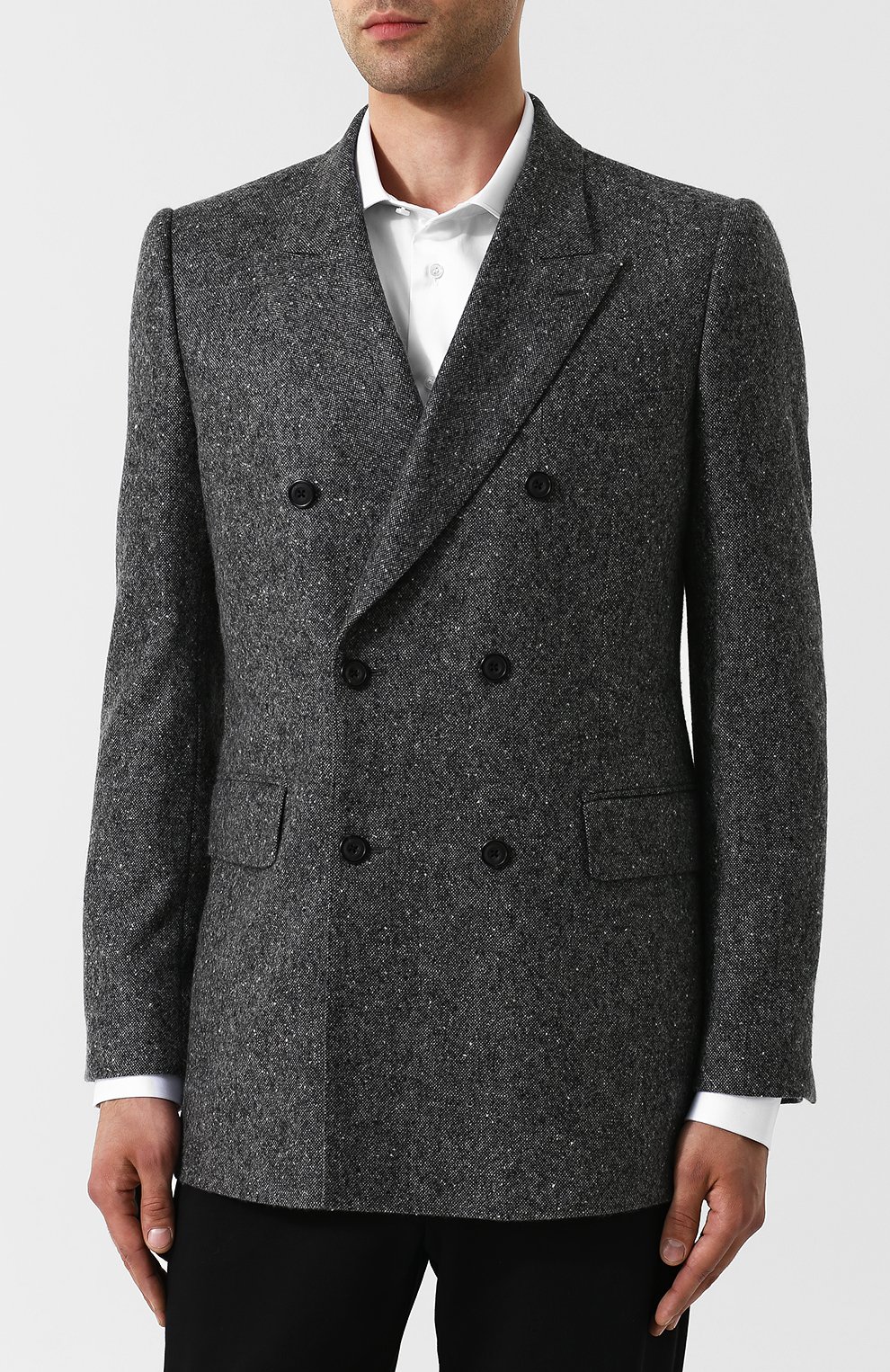 Двубортный кашемировый пиджак ALEXANDER MCQUEEN, арт. 516050/QLV08, фото 3