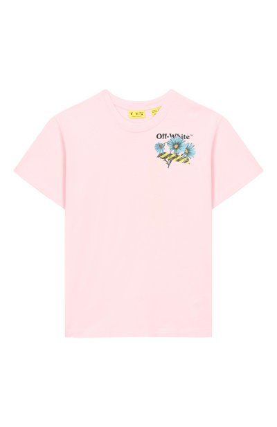 Хлопковая футболка OFF-WHITE, арт. 0GAA001S26JER004_001